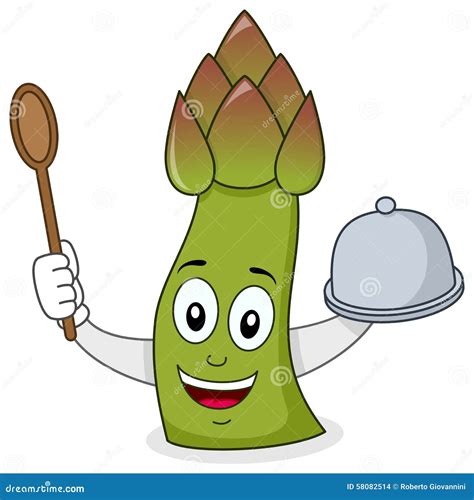 Asparagus Character Royalty-Free Stock Image | CartoonDealer.com #39562402