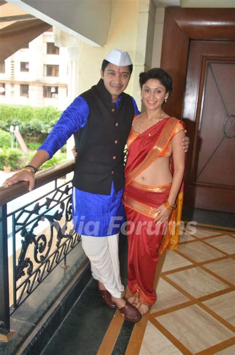 Shreyas Talpade and Manjari Fadnis at Wah Taj Interviews