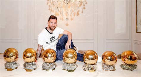 Lionel Messi se luce con sus 7 Balones de Oro