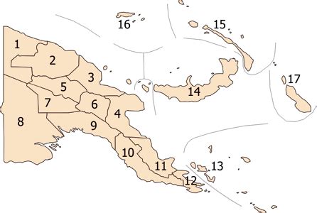 Milne Bay Png Map