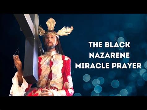 The Black Nazarene Miracle Prayer 🙏 - YouTube