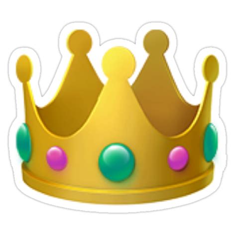 "Crown Emoji" Stickers by Coffee & Speech | Redbubble