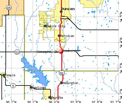 Comanche, Oklahoma (OK 73529) profile: population, maps, real estate, averages, homes ...