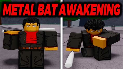 Metal Bat Character New Awakening Animation Showcase In Roblox The Strongest Battlegrounds - YouTube