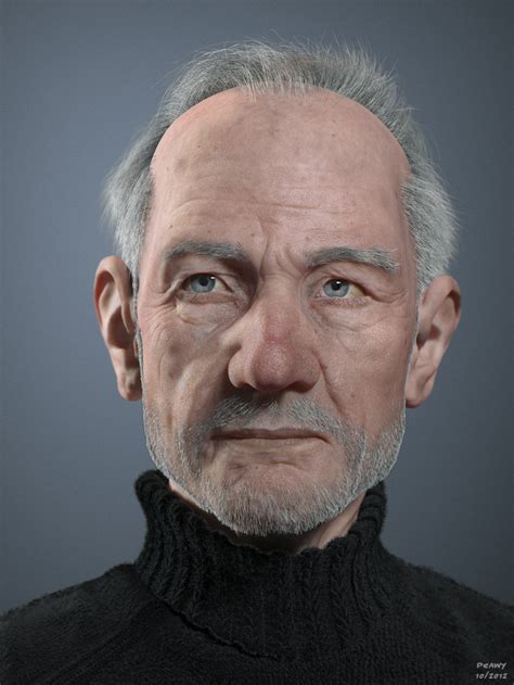 Old man portrait by peawy on DeviantArt