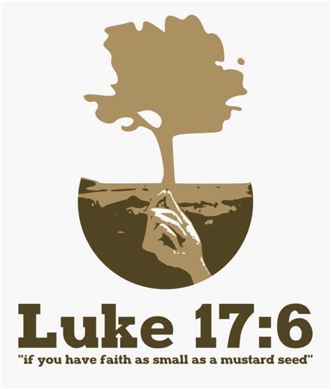 Clip Art Mustard Seed Bible Verse - Mustard Seed Luke 17 , Free Transparent Clipart - ClipartKey