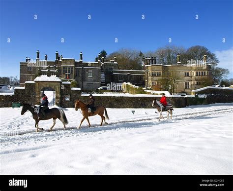 Tissington Derbyshire Peak District Winter Stock Photo - Alamy