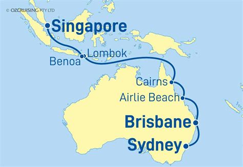 15 Night Sydney to Singapore Cruise on the Carnival Splendor - CL24 ...