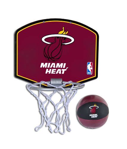 NEW Basketball Spalding NBA Miami Heat Mini Hoop Set indoor out kids gift fans | eBay