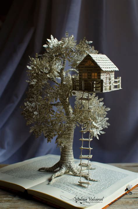 Tree House - Book Sculpture :: Behance