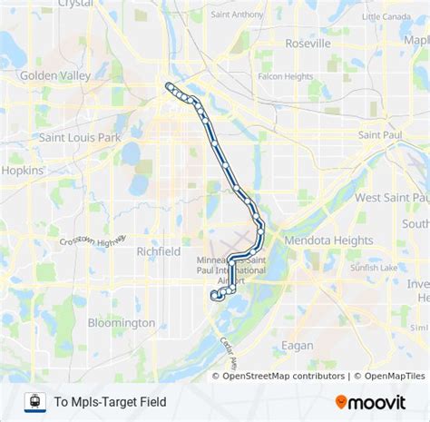metro blue line Route: Schedules, Stops & Maps - Mpls-Target Field ...