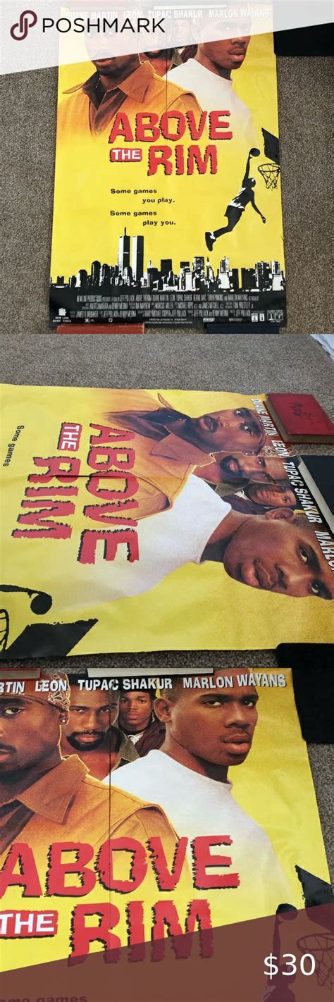 Above the Rim Tupac Shakur Vintage Promotional Movie Poster - See ...