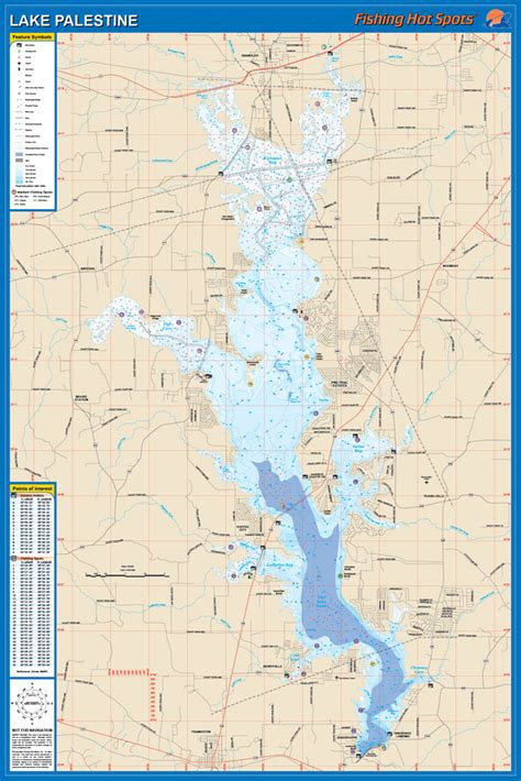 Lake Palestine Map Counties