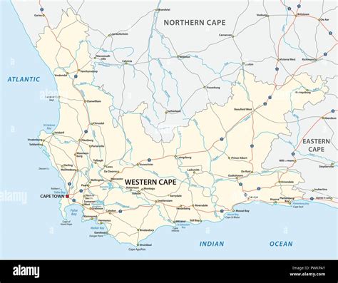 Map Of Western Cape South Africa - Washington State Map