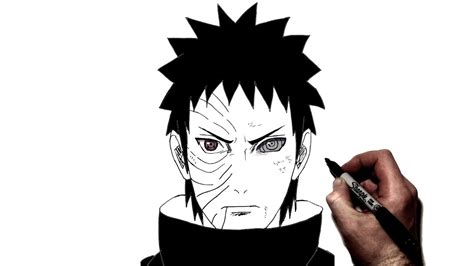 Obito Mask Drawing