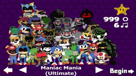 Five Nights At Sonic's Maniac Mania: Maniac Mania (Challenge-Ultimate) + Ending - YouTube