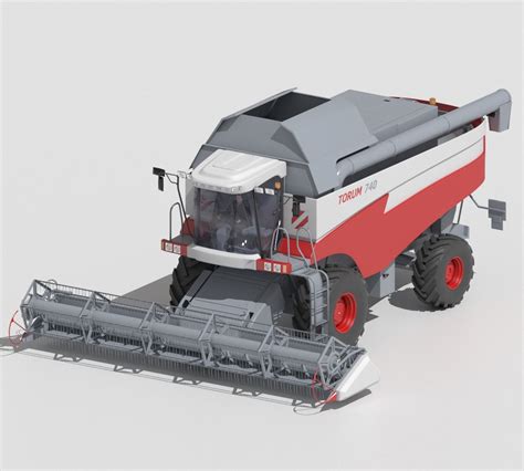 Combine Harvester 3D Model - TurboSquid 1196203