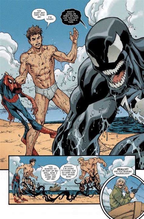 Spider-Man and Venom share homoerotic scene in new Marvel comic