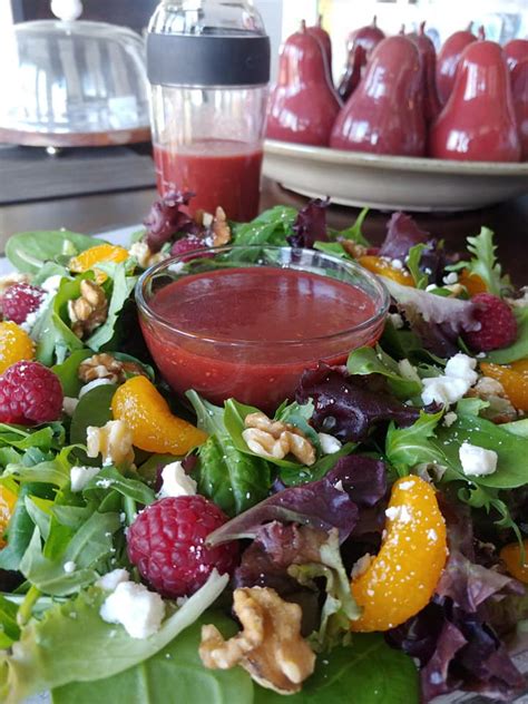 Raspberry Balsamic Vinaigrette Salad Dressing Recipe - Jett's Kitchen