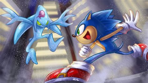 Sonic vs Chaos by FenRox on DeviantArt