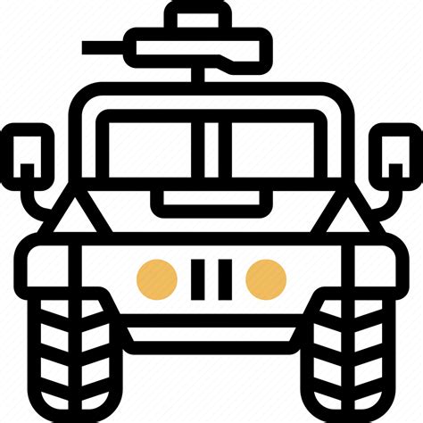 Humvee, army, military, armored, battle icon - Download on Iconfinder