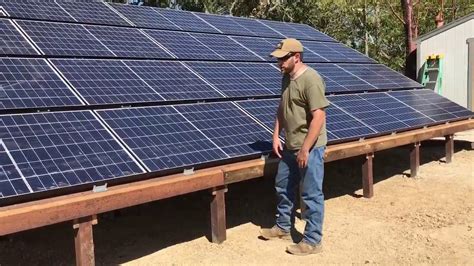 12.7KW Off Grid ground mount Solar install by Off Grid Contracting ...