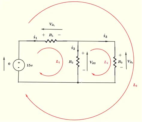 Kirchhoff's Law of Circuits with Examples