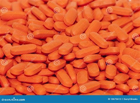 Orange Pills Stock Photos - Image: 10675613