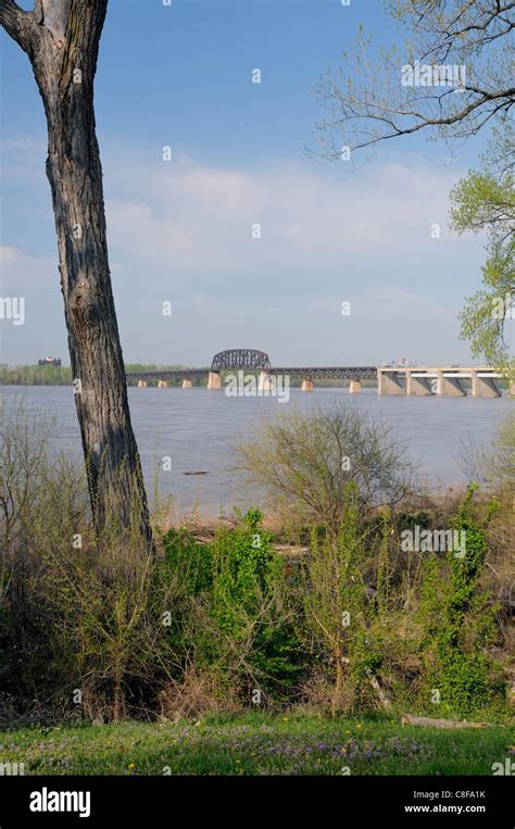 The Fourteenth Street Bridge, also known as the Ohio Falls Bridge, Pennsylvania Railroad Bridge ...