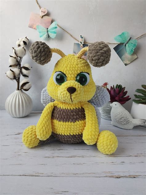 Cute Bumble BEE stuffed toy. Large plush honey bee. Bear bee | Etsy in 2021 | Bee toys, Bumble ...