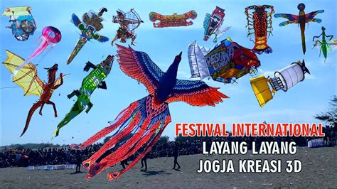 Festival Layangan Jogja 2023 Kategori Kreasi 3D Jogja International Kite Festival - YouTube