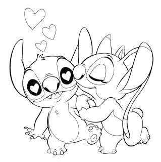 סטיץ' ואנג'ל מאוהבים | Lilo and stitch drawings, Disney drawings ...