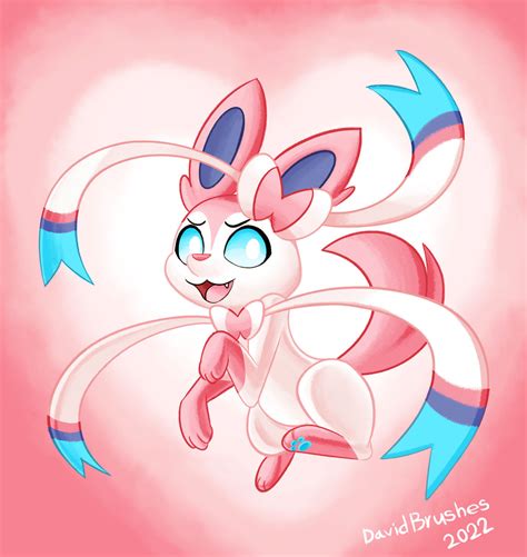 Sylveon fan art by DavidBrushes on DeviantArt