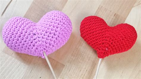 CORAZÓN a CROCHET: 📹 Tutorial a ganchillo【PATRÓN】