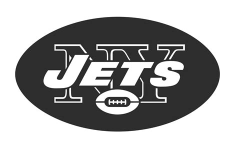 New York Jets Logo Black And White