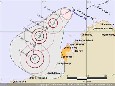 WA Tropical Cyclone Watch: Cape Leveque to Broome, not including Broome ...