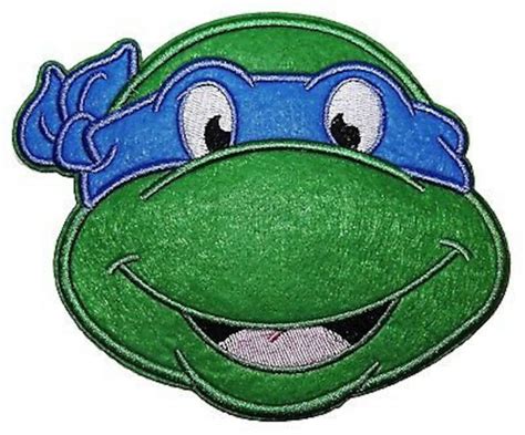 Teenage Mutant Ninja Turtles Leonardo Blue Mask Head Shot | Etsy