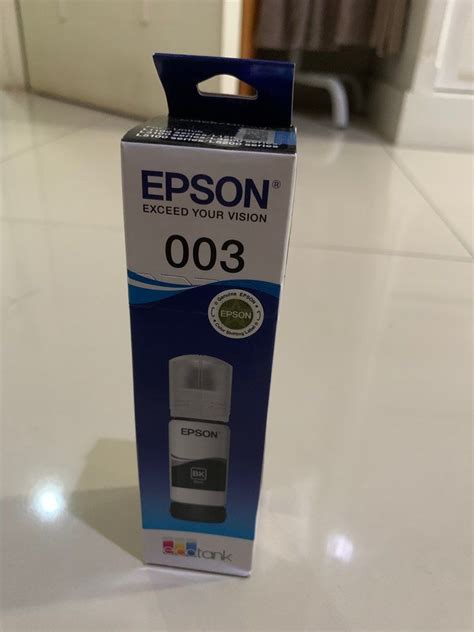 Tinta Printer Epson L3110, L3150, L5190 Black, Elektronik, Bagian Komputer & Aksesoris di Carousell