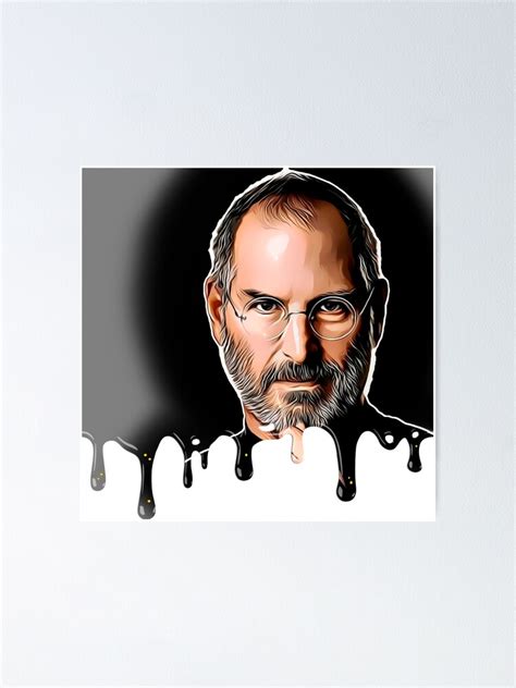 "Steve Jobs portrait | Steve Jobs painting Poster" Poster for Sale by FinalVinyl | Redbubble