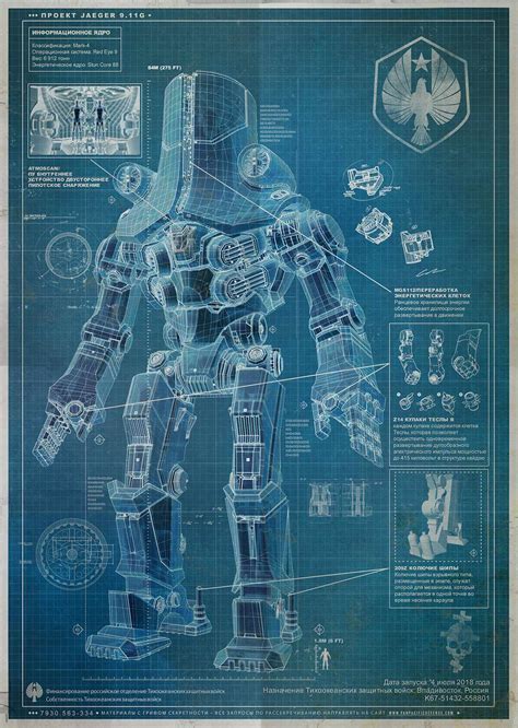 *Updated* More Jaeger Blueprints from Pacific Rim - Daily Dead