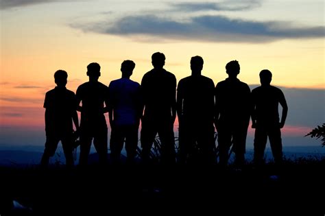 Friends Group Silhouettes - Free photo on Pixabay