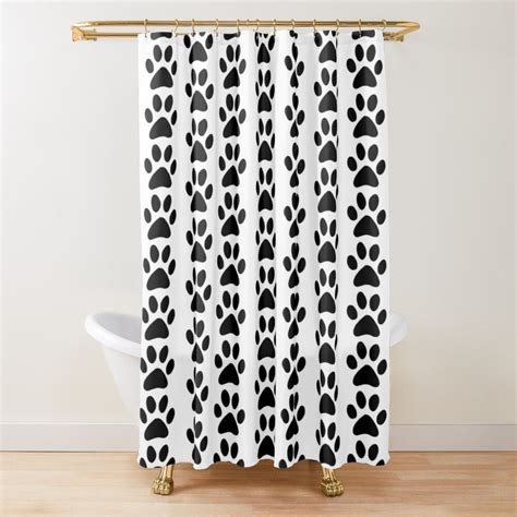 "Animal Paw Print" Shower Curtain for Sale by Studio TANFF | Shower ...