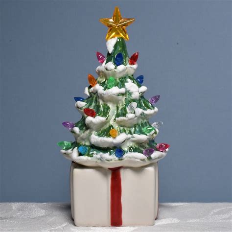 Miniature Ceramic Tree With Lights - Etsy