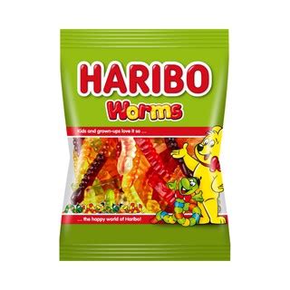 Haribo Gummy Worm (Pack) (80g x 10 Packs) | Shopee Singapore