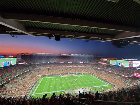 Picture i took Thursday of our beautiful stadium : r/Browns