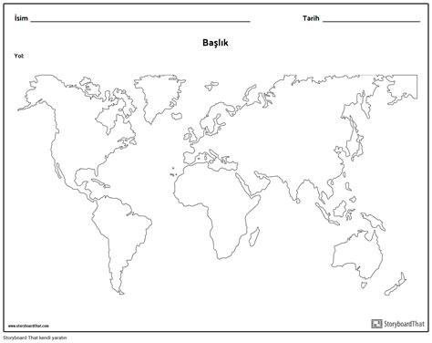 Dünya Haritası Storyboard par tr-examples