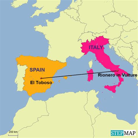 Spain And Italy Map – Map Vector