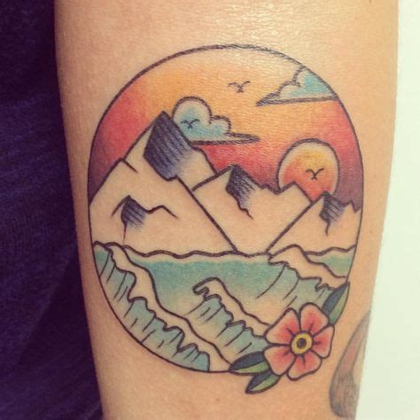 42 Mountain Sun Tattoo ideas | mountain tattoo, sun tattoo, tattoos