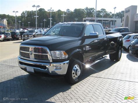 2012 Black Dodge Ram 3500 HD Laramie Longhorn Crew Cab 4x4 Dually #54684011 Photo #13 | GTCarLot ...