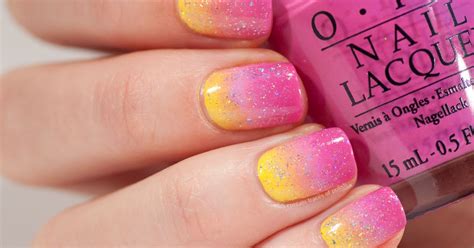 Pink Gradient Nails - May contain traces of polish